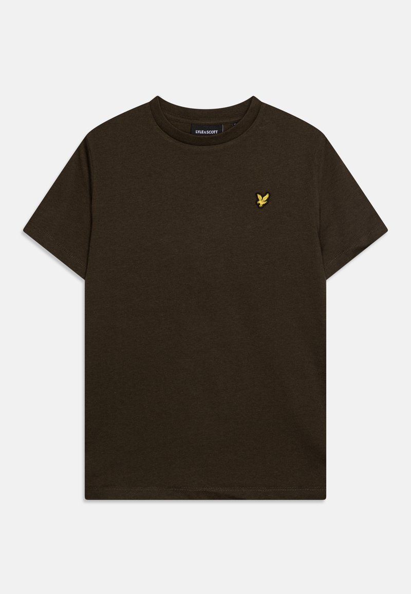 Lyle & Scott PLAIN - T-shirts - olive