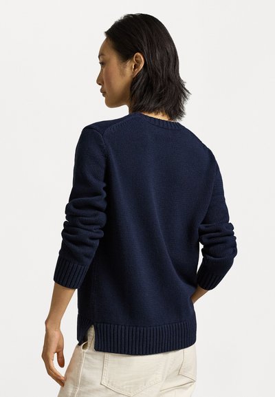 Polo Ralph Lauren POLO BEAR CREWNECK SWEATER - Džemperis - hunter navy multi