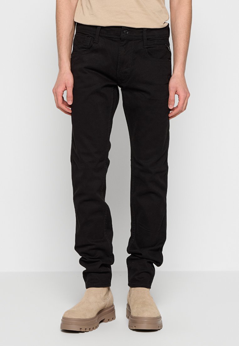 Replay Slim fit jeans zwart
