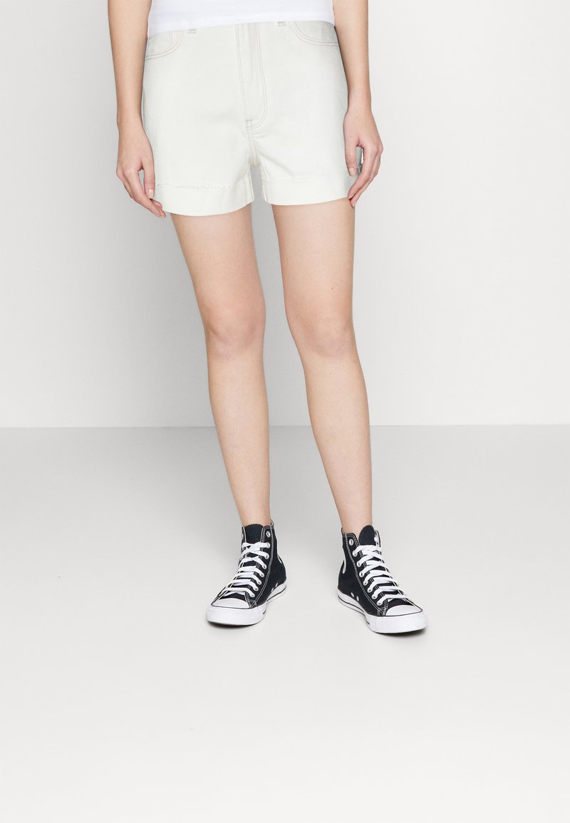 Hollister Co. MOM - Τζιν σορτς - clean white