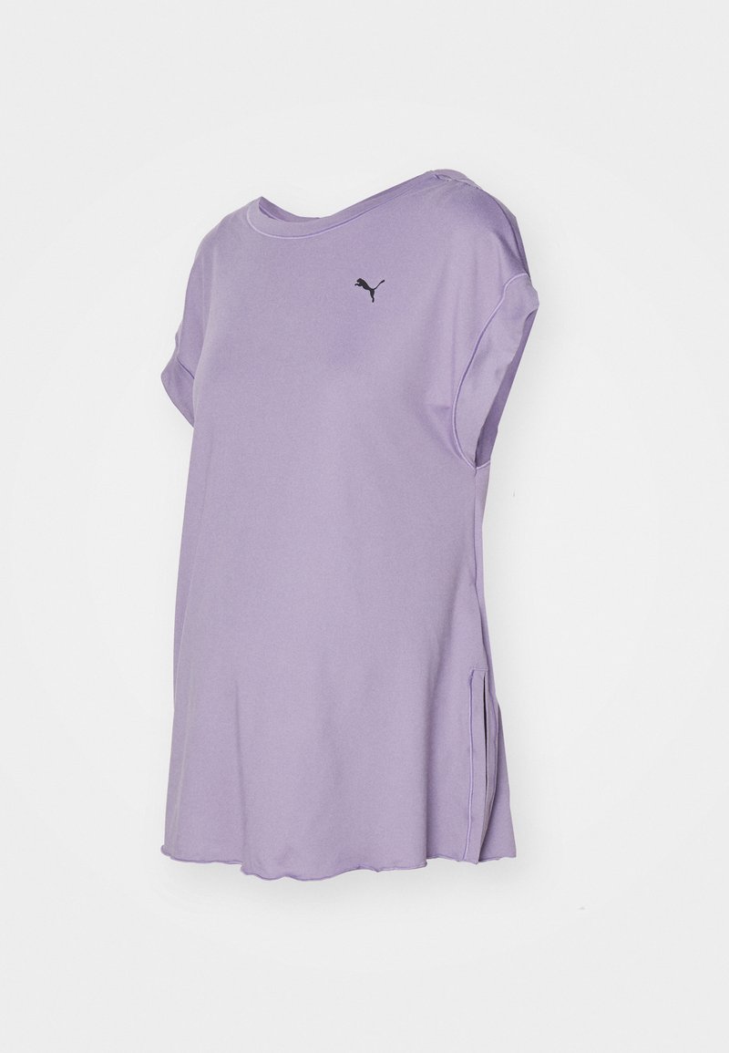 Puma MATERNITY STUDIO OVERSIZED TEE - Športne majice - pale plum