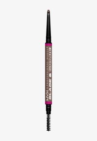NYX Professional Makeup - BLADE & SHADE EYEBROW PENCIL - Ögonbrynspenna - cool ash brown Miniatyrbild 1