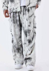 Project X Paris - PANTALON KALASH X PXP EN TOILE DELAVÉ - Pantaloni cargo - noir Immagine in miniatura 1