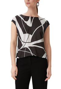 comma T-Shirt print - schwarz