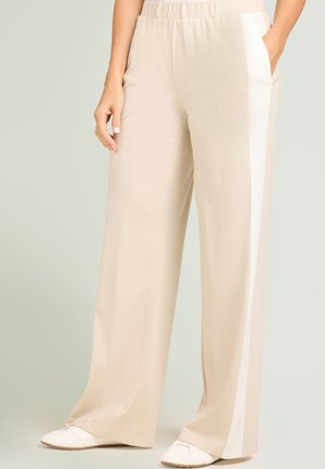 AMPI CON BANDE LATERALI - Pantalones deportivos - beige