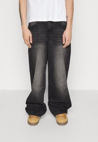 Jaded London Vaqueros baggy - black denim
