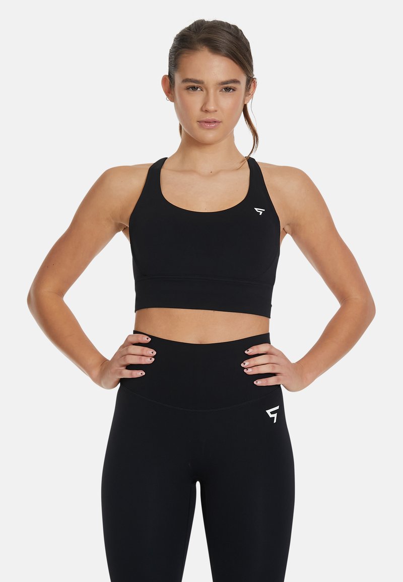 SQUATPROOF NIMBLE  - Sujetadores deportivos con sujeción media - black