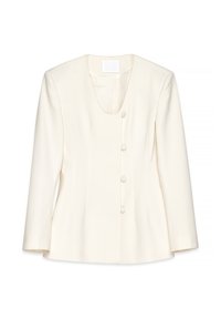 ROUND NECK - Blazer - snow white