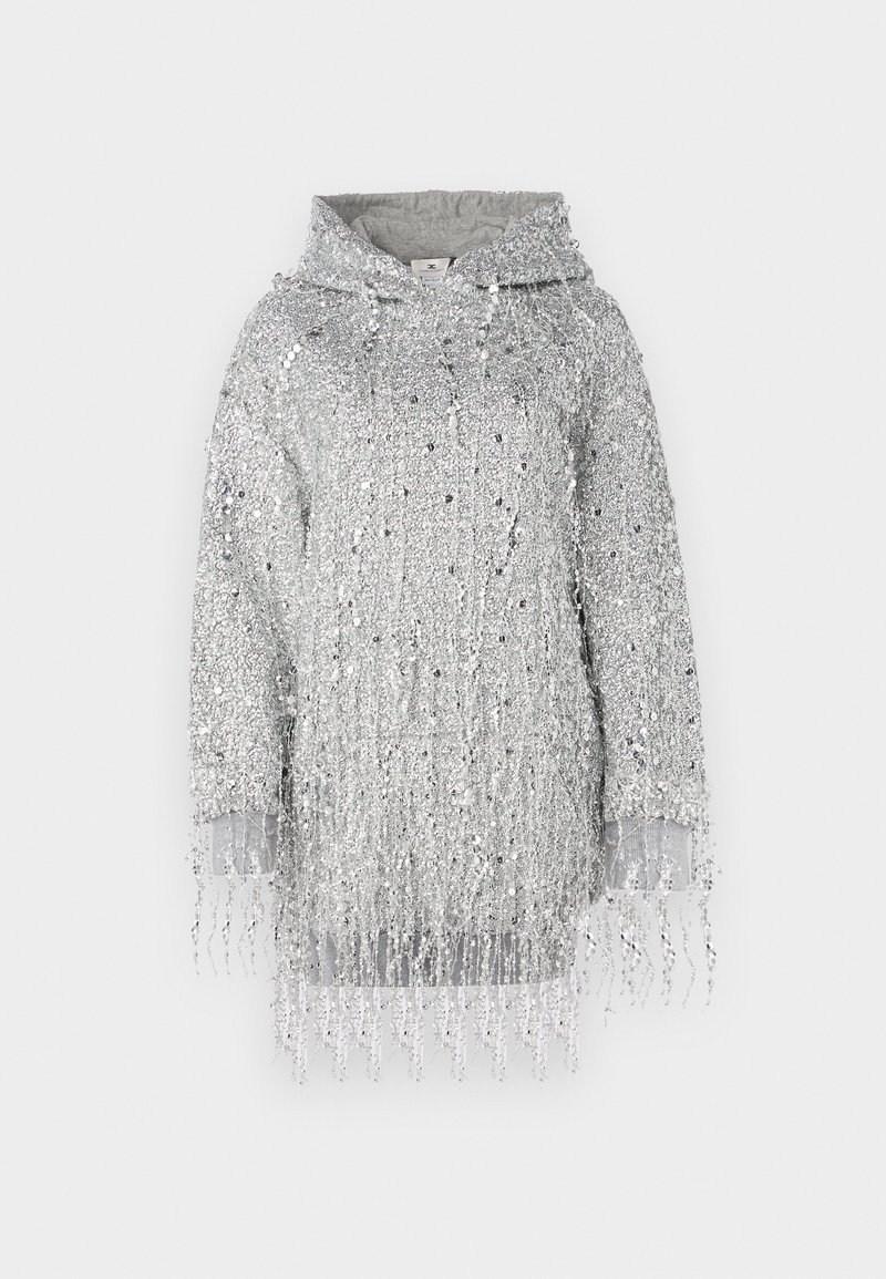 Elisabetta Franchi Cocktailjurk zilverkleurig