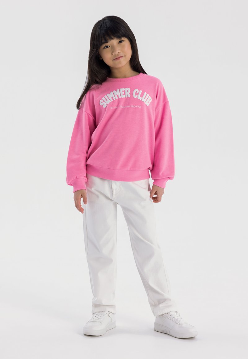 MINOTI - PRINTED CREW NECK LONG SLEEVE - Sweatshirt - pink, Enlarge