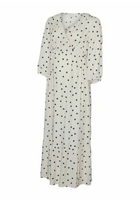 MLEMMIE TESS - Vardagsklänning - snow white/black dots
