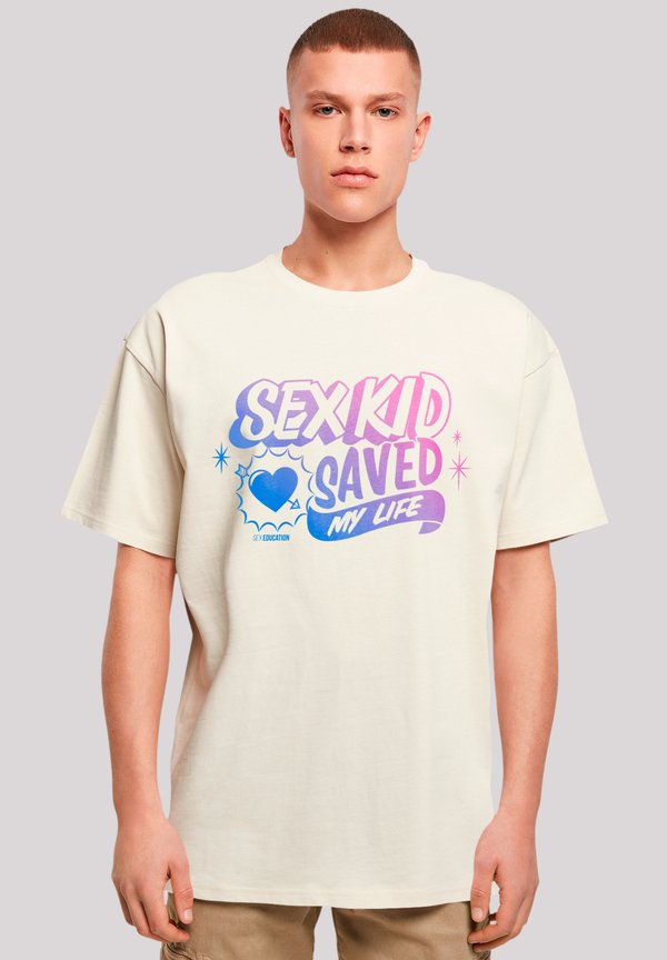 SEX EDUCATION BLEND NETFLIX TV SERIES - T-Shirt print - sand