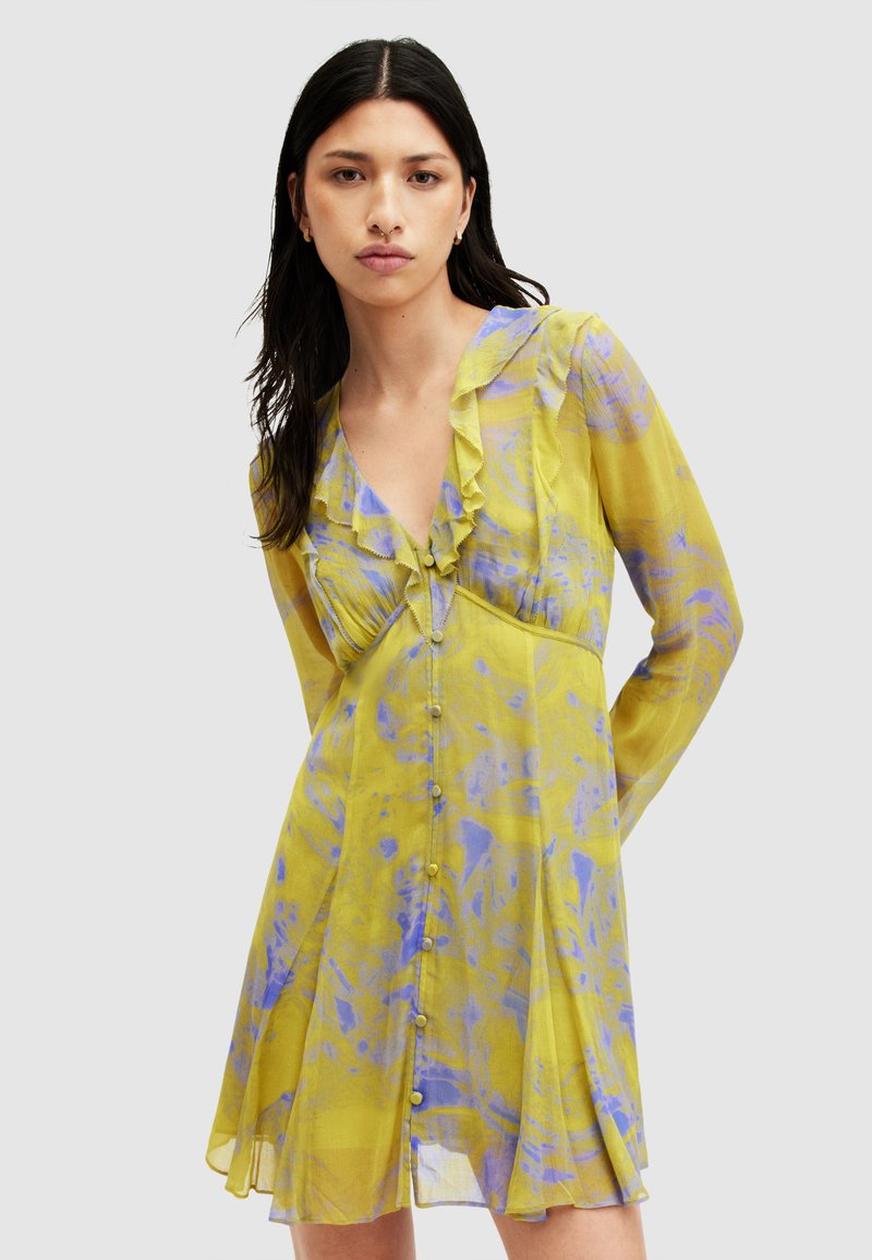 AllSaints - LINI INSPIRAL  - Day dress - zest lime green, Enlarge