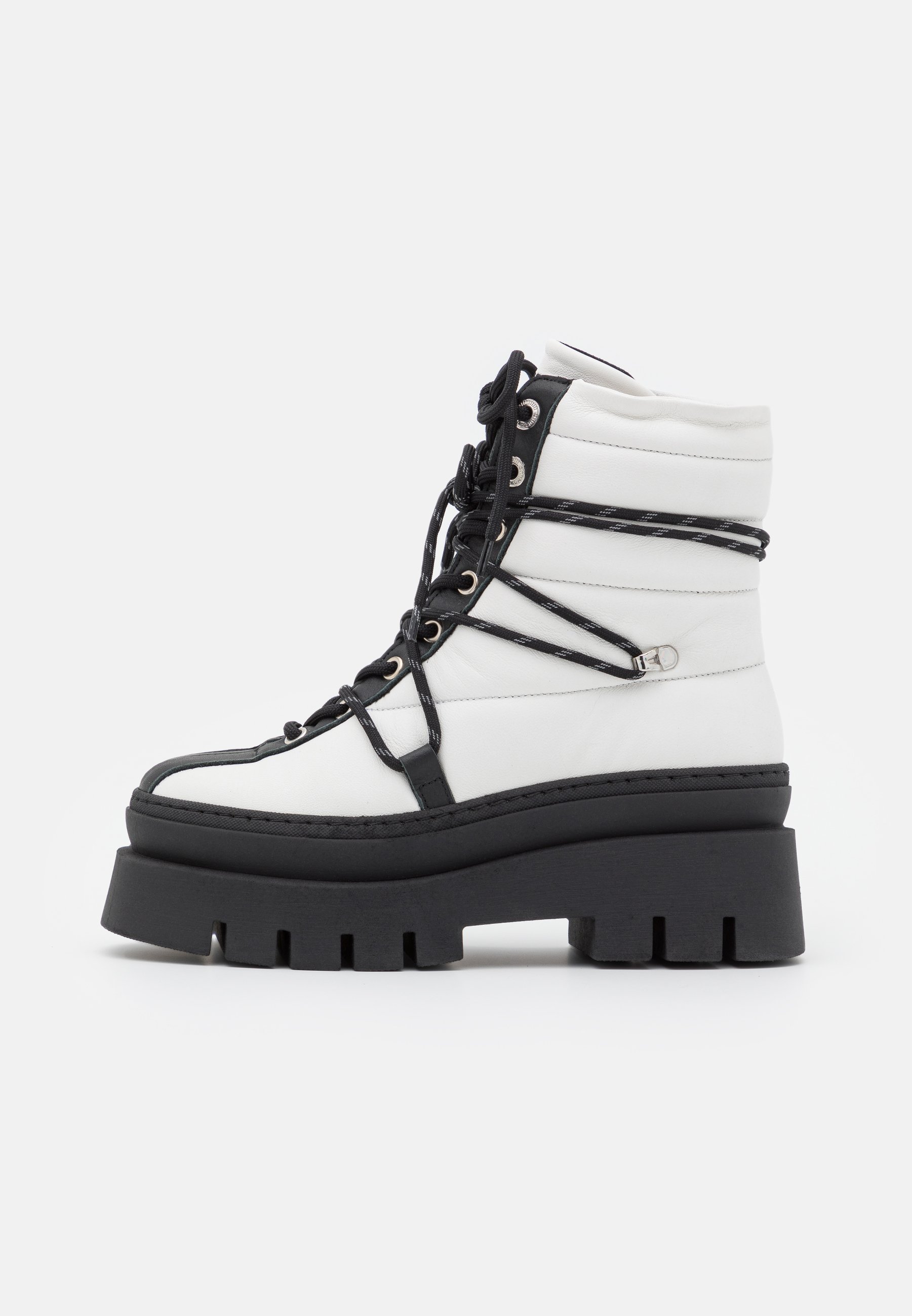 Bronx EVI ANN - Veterboots - off white/black/crème - Zalando.nl