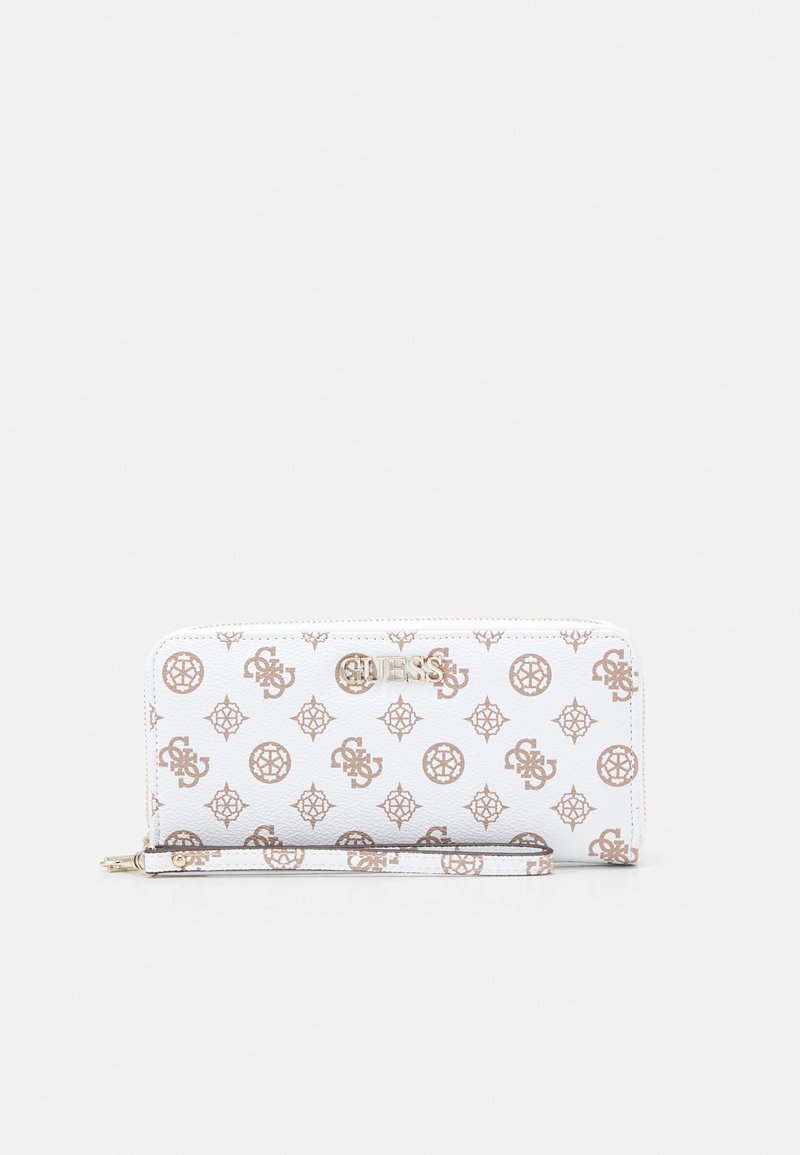 Guess ALBY LARGE ZIP AROUND Wallet weiß/white Zalando.de