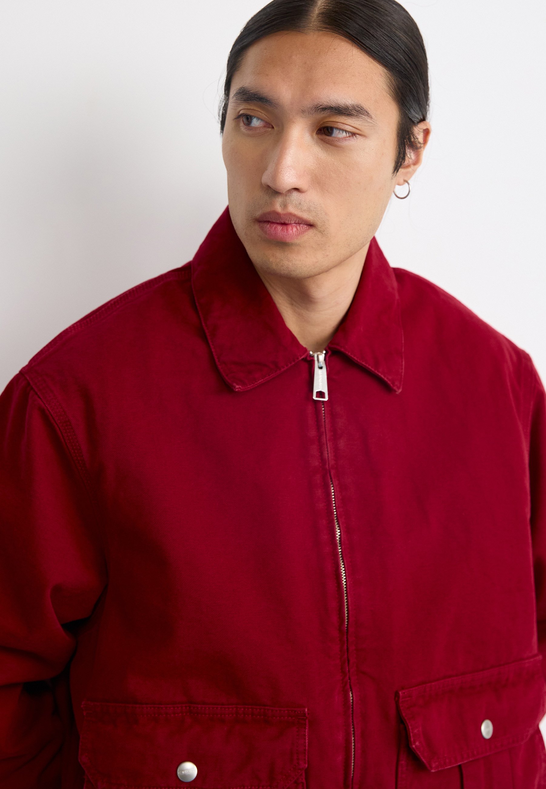 Carhartt WIP STANTON JACKET - Light jacket - scarlet stone washed