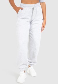 Smilodox AMELIA CUFFED JOGGERS - Trainingsbroek - grau melange