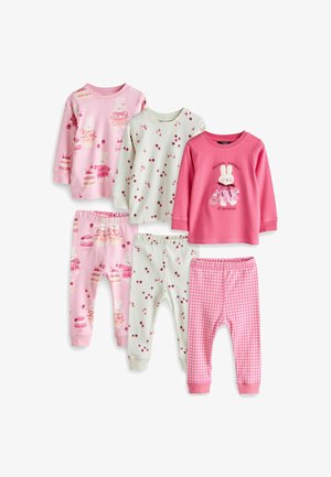 Next, REGULAR FIT - SNUGGLE PYJAMAS UNISEX 3 PACK SET - Nattøj sæt - pink