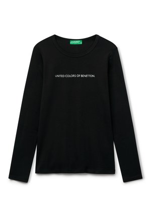 United Colors of Benetton Maglietta a manica lunga - black