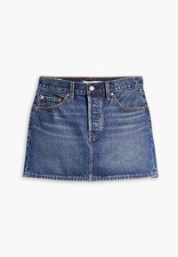 Unselected, dark-blue denim