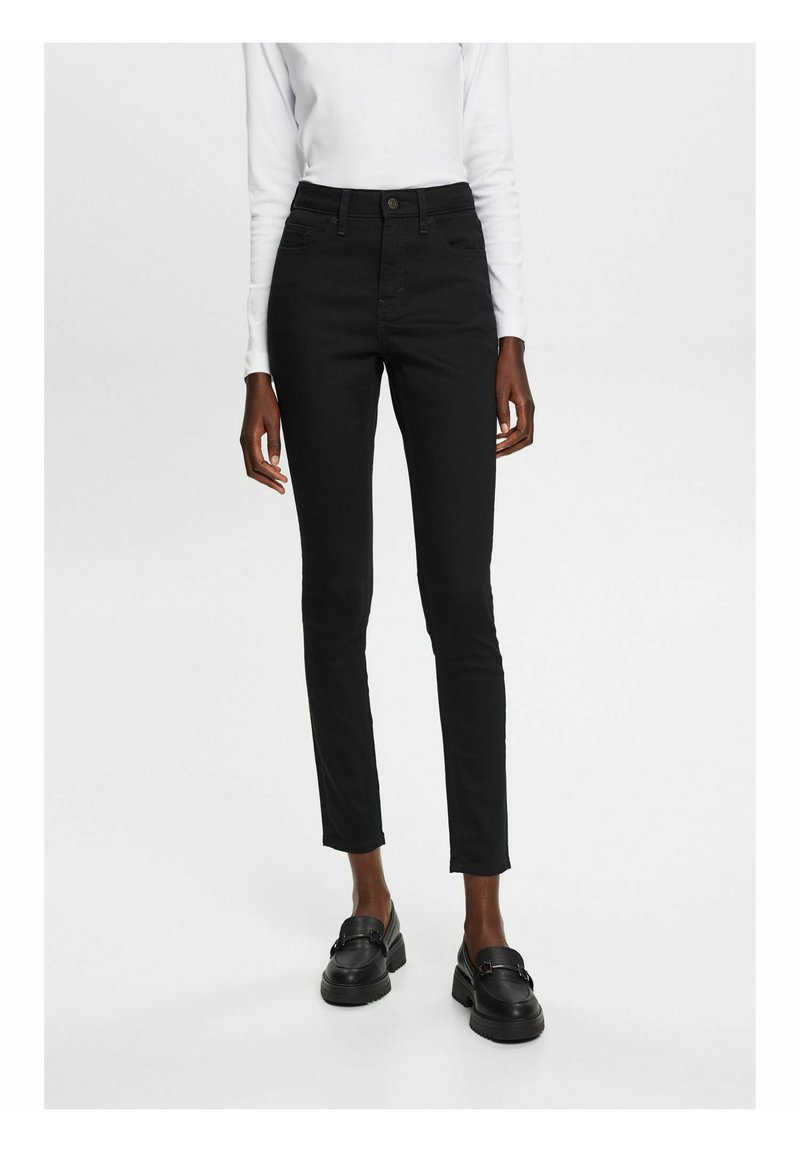 Esprit Jeans Slim Fit black rinse/black denim Zalando.de