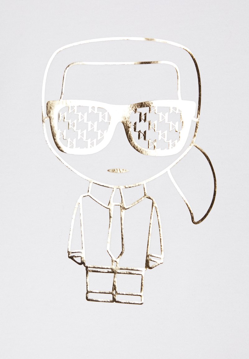 Kinder T-Shirts | KARL LAGERFELD KIDS SHORT SLEEVES TEE T-Shirt print white/weiß - KQ23409 Kinder T-Shirts | KARL LAGERFELD KIDS SHORT SLEEVES TEE T-Shirt print white/weiß - KQ23409