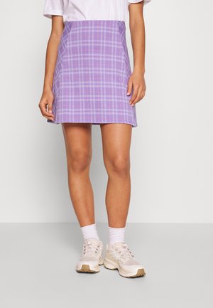 Pieces Petite PCSILVIA SKIRT  - Μίνι φούστα - purple/morning glory