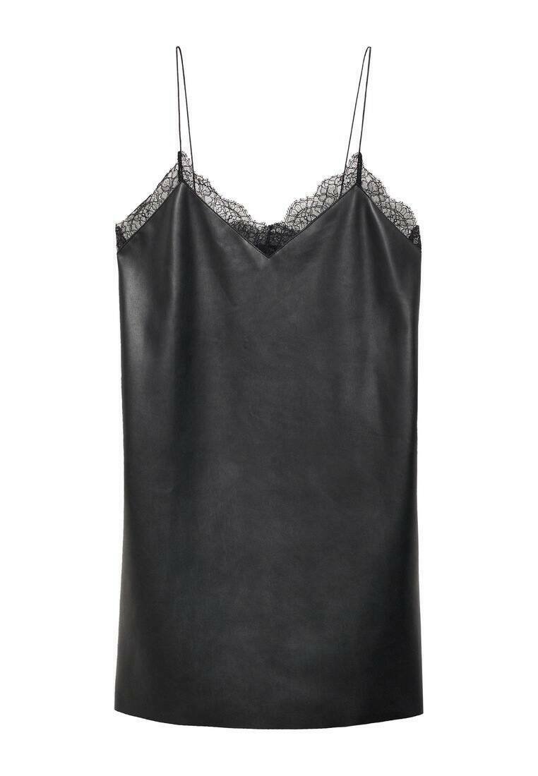 Mango Cocktailjurk zwart Mango Cocktailjurk zwart