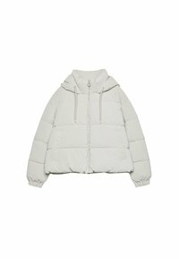 HOODED PUFFER - Talvitakki - beige