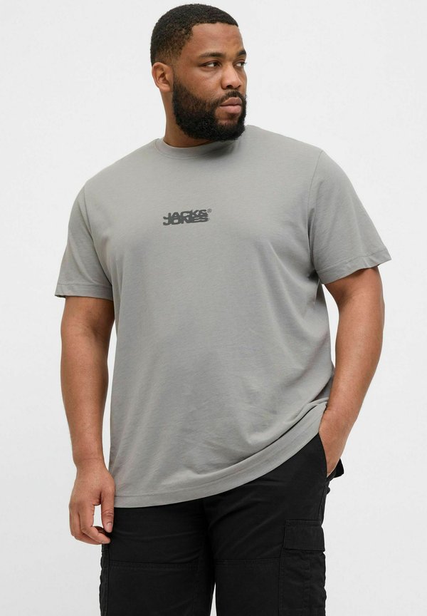 PLUS SIZE - T-Shirt basic - gray flannel