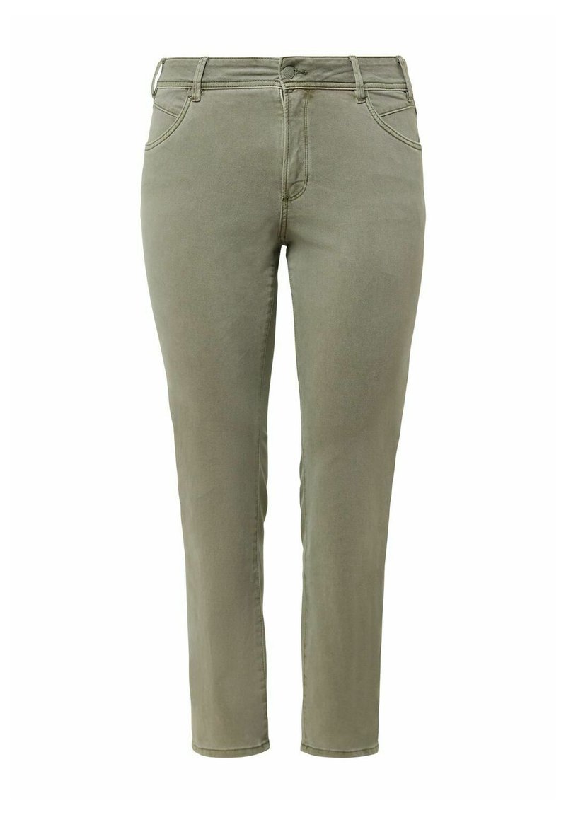 s.Oliver MID RISE - Jeans fuselé - salbeigrün