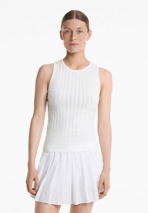 POINTELLE KNIT - Top - white