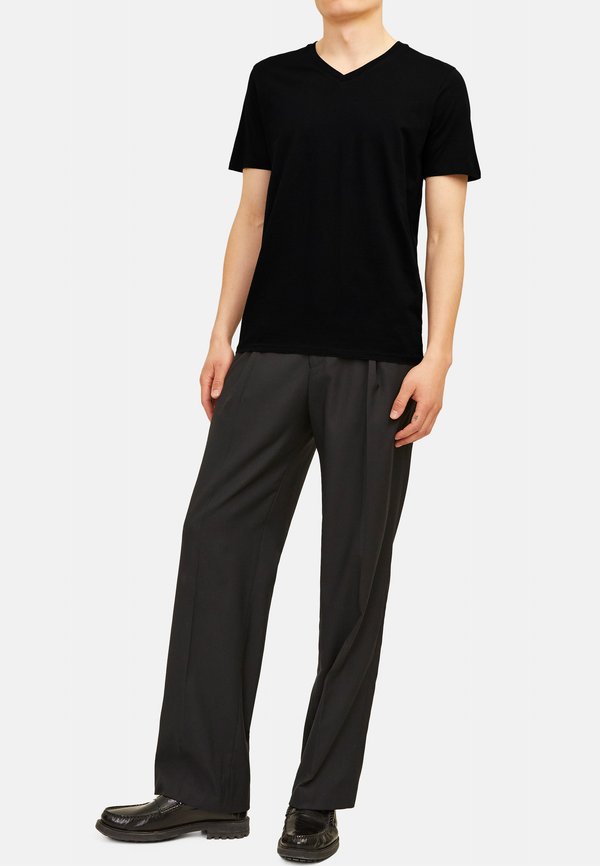 4ER PACK KURZARM - Unterhemd/-shirt - schwarz