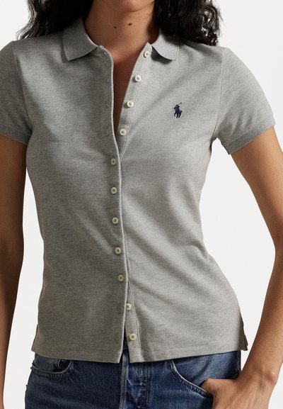 Polo Ralph Lauren BUTTONED PLACKET POLO SHIRT - Nööpidega pluus - andover heather