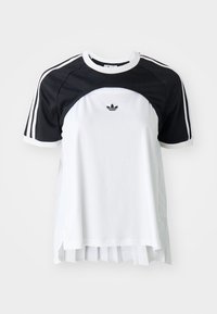 R3CODED CALI TEE 2 IN 1 - Débardeur - black/white