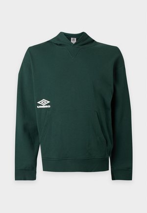 Umbro, CULTURE HOODIE - Sweat à capuche - pine grove/brilliant white