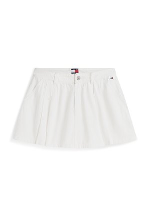 Tommy Jeans, FLARED SKIRT - Mini skirt - ancient white