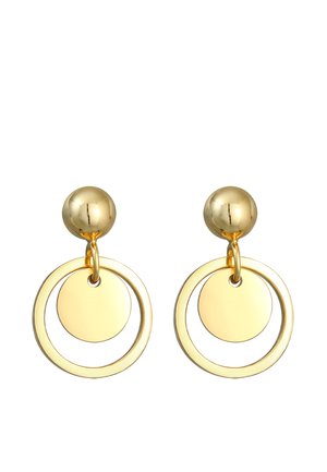 Elli BASIC COIN - Boucles d'oreilles - gold-coloured