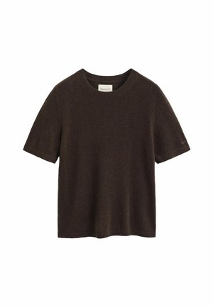 GANT, T-shirt basic - deep brown