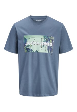 Jack & Jones, JJINDIANA TEE CREW NECK - T-shirt imprimé - blue mirage