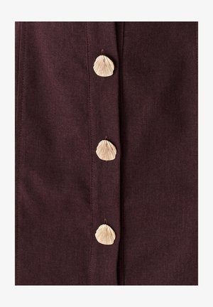 BWLDR STASSI LINEN DRESS - Blousejurk - chocolate