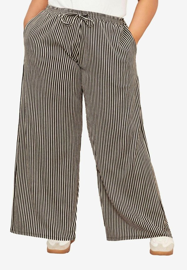 CRINKLE WIDE LEG  - Stoffhose