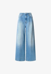 Valitud, med blue rigid denim