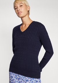 Daily Sports MADELENE  - Strikkegenser - navy