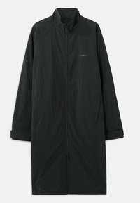 LONG TRACK JACKET - Trenchcoat - anthracite black