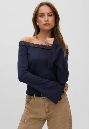 Vero Moda, TOP VMSMILLA TOP - T-shirt à manches longues - navy blazer