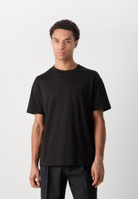 Calvin Klein Jeans GRADIENT FADE MONOLOGO TEE - Apdrukāts T-krekls - black