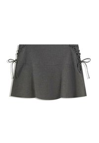 TAILORING AND BOWS - sukňa v tvare A - grey