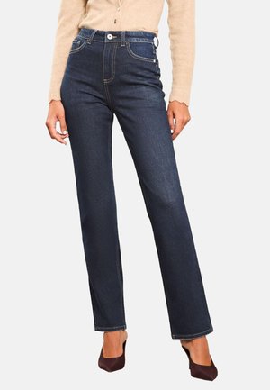 Lipsy HIGH WAIST  - Blugi slim fit - dark wash blue