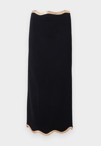 JUPE AVEC FOURNITURE METAL - Pliiatsseelik - noir